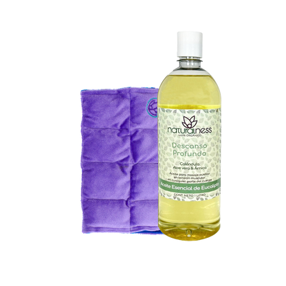 Compresa para la muñeca+ aceite “bálsamo corporal”