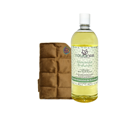 Compresa para la muñeca+ aceite “bálsamo corporal”